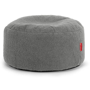Reposapiés Gigante Redondo - Boucle Gris