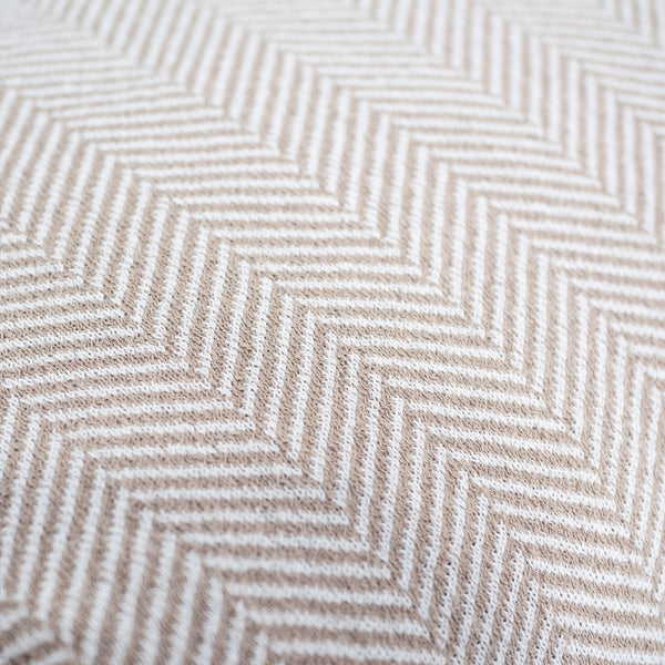 Reposapiés - Punto Tejido de Espiga Patrón Piedra Fabric Close-up Image
