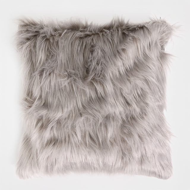 Fundas de Cojín 47 x 47cm - Piel Sintética Mongola Gris 01