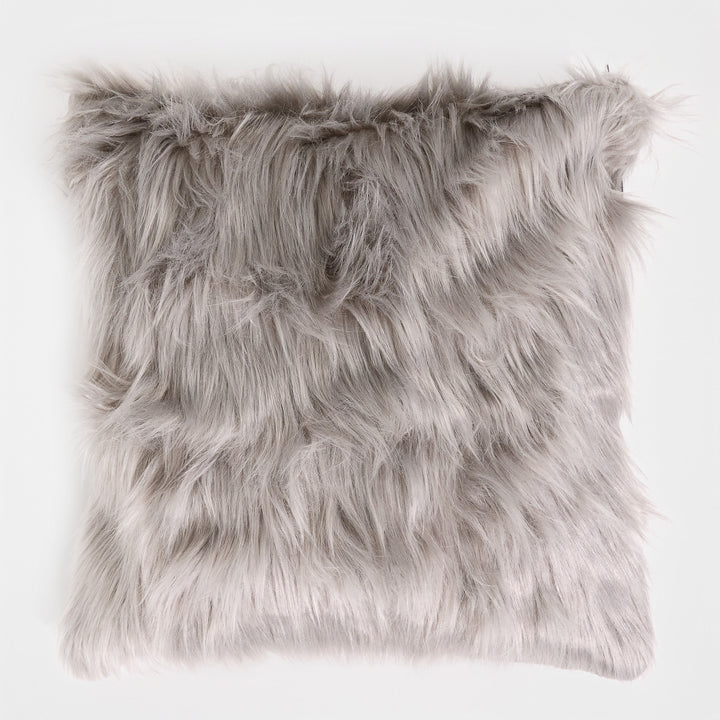 Fundas de Cojín 47 x 47cm - Piel Sintética Mongola Gris 01
