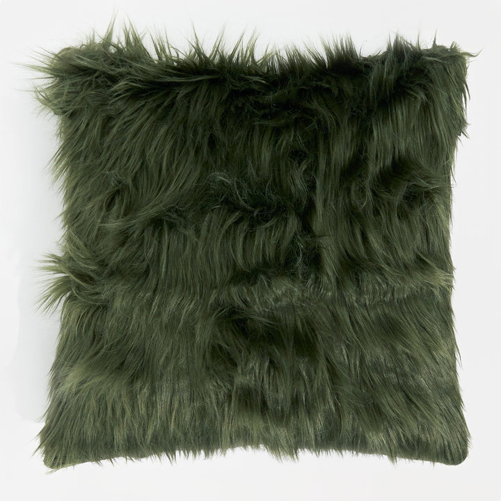 Fundas de Cojín 47 x 47cm - Piel Sintética Mongola Verde salvia 01