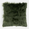 Fundas de Cojín 47 x 47cm - Piel Sintética Mongola Verde salvia 01