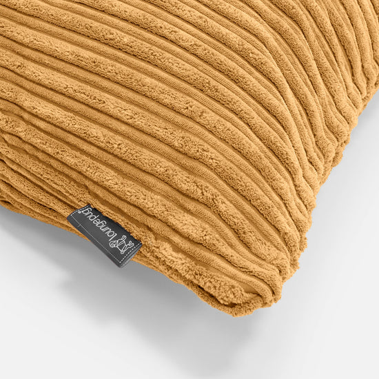 Fundas de Cojín Cilíndrico 20 x 55cm - Pana Clásica Miel Dorada 03