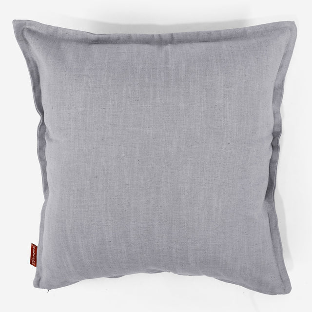 Fundas de Cojín Extra Grande 70 x 70cm - Aspecto de Lino Plata 01
