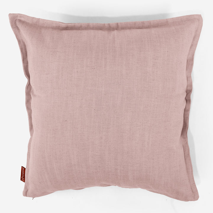 Fundas de Cojín Extra Grande 70 x 70cm - Aspecto de Lino Rosa 01