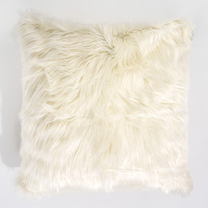 Fundas de Cojín Extra Grande 70 x 70cm - Piel Sintética Mongola Crema