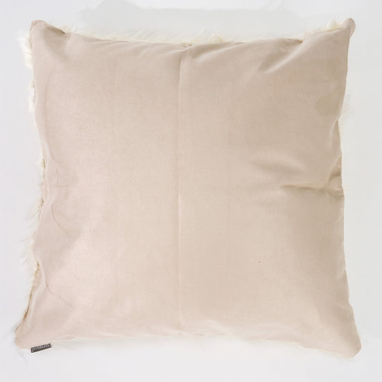 Fundas de Cojín Extra Grande 70 x 70cm - Piel Sintética Mongola Crema 02