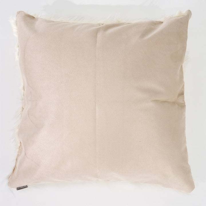 Fundas de Cojín Extra Grande 70 x 70cm - Piel Sintética Mongola Crema 02