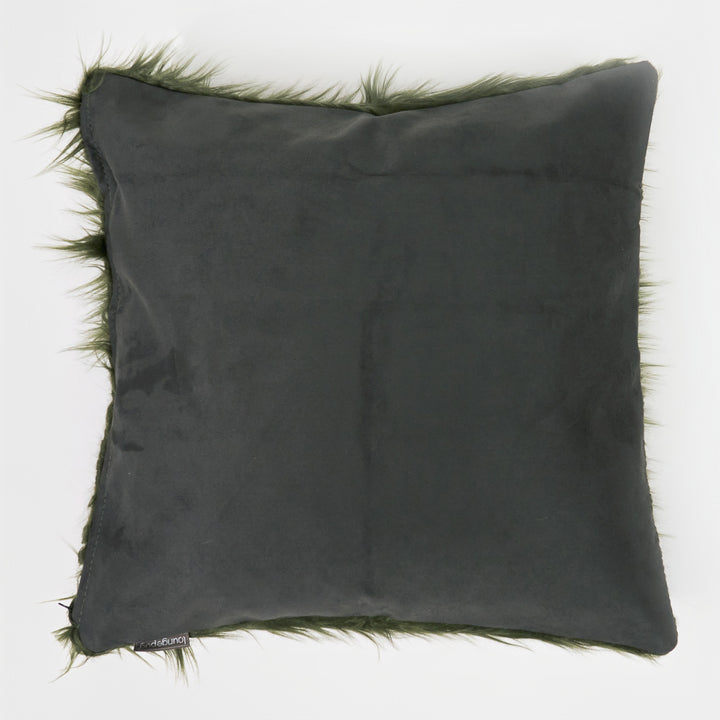 Fundas de Cojín Extra Grande 70 x 70cm - Piel Sintética Mongola Verde salvia 02