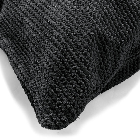 Fundas de Cojín Extra Grande 70 x 70cm - Pompón Negro 03