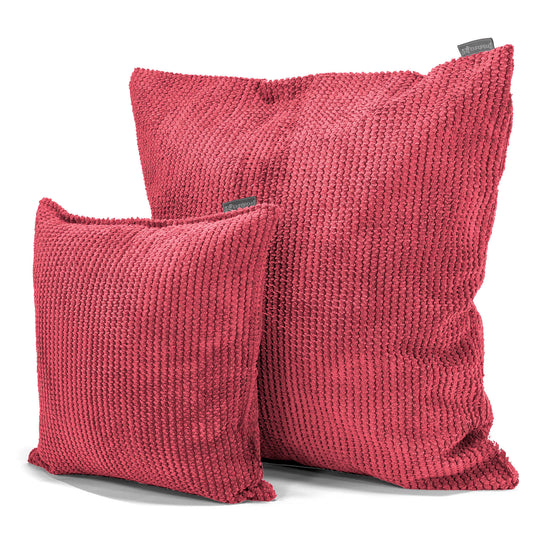 Fundas de Cojín Extra Grande 70 x 70cm - Pompón Rojo pastel 02