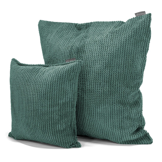 Fundas de Cojín Extra Grande 70 x 70cm - Pompón Verde Musgo 02