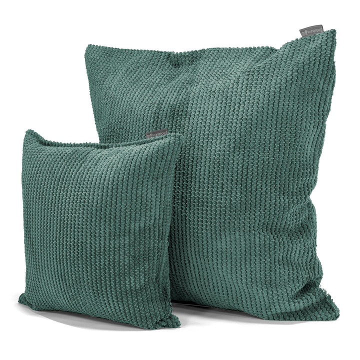 Fundas de Cojín Extra Grande 70 x 70cm - Pompón Verde Musgo 02