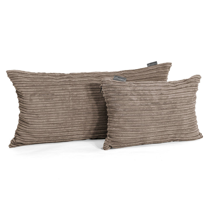 Fundas de Cojín Rectangular 35 x 50cm - Pana Clásica Marrón empolvado 03