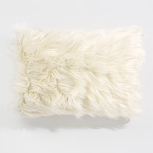 Fundas de Cojín Rectangular 35 x 50cm - Piel Sintética Mongola Crema