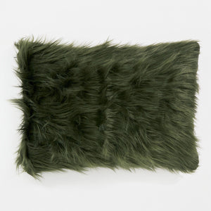 Fundas de Cojín Rectangular 35 x 50cm - Piel Sintética Mongola Verde salvia