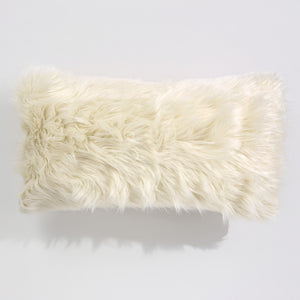 Fundas de Cojín Rectangular Gigante 40 x 70cm - Piel Sintética Mongola Crema