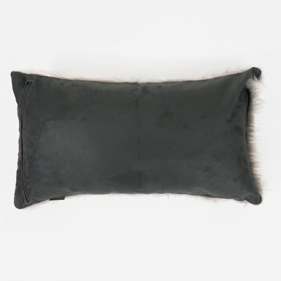 Fundas de Cojín Rectangular Gigante 40 x 70cm - Piel Sintética Mongola Gris 02