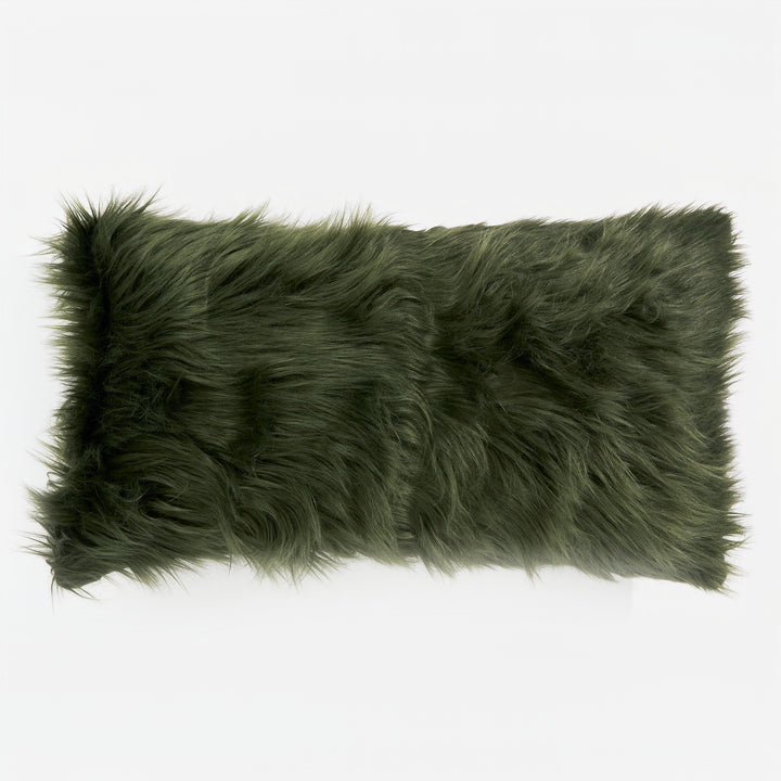 Fundas de Cojín Rectangular Gigante 40 x 70cm - Piel Sintética Mongola Verde salvia 01