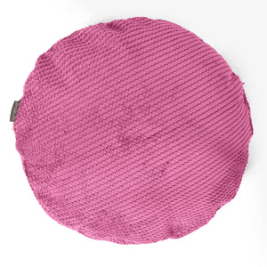 Fundas de Cojín Redondo 50cm - Pompón Rosa
