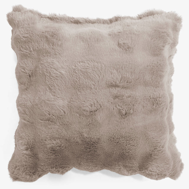 Fundas de Cojín 47 x 47cm - Piel Sintética de Burbuja Vison 01