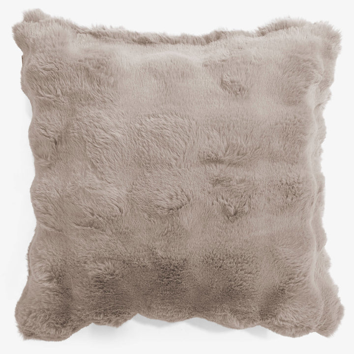 Fundas de Cojín 47 x 47cm - Piel Sintética de Burbuja Vison 01
