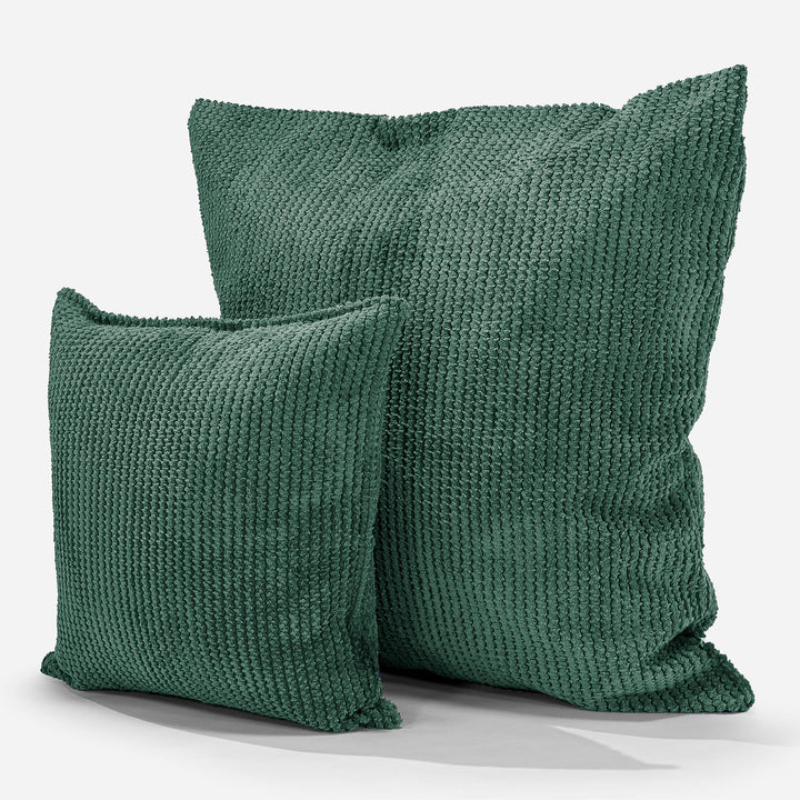 Fundas de Cojín 47 x 47cm - Pompón Verde Musgo 02