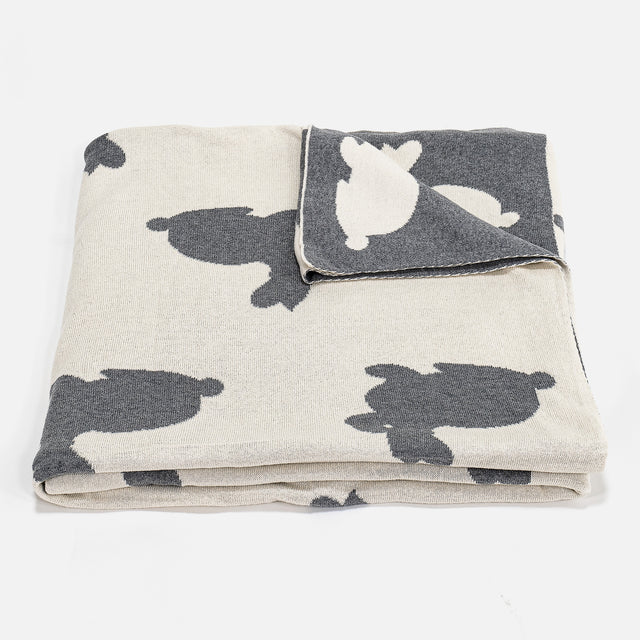 Manta de Sofá - Punto Rabbit 04