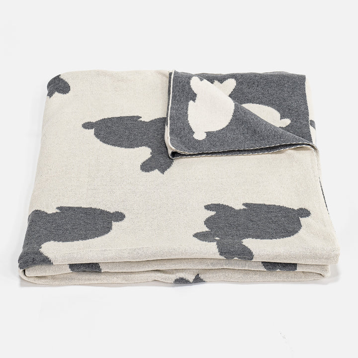 Manta de Sofá - Punto Rabbit 04