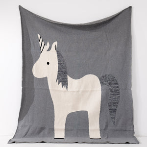 Manta de Sofá - Punto Solo Unicornio