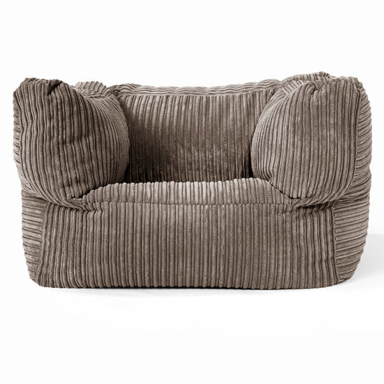 Albert Puff Sillón - Pana Clásica Marrón empolvado 01