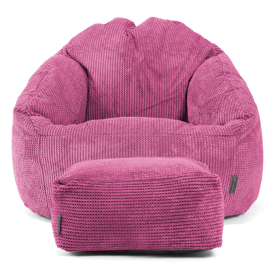 Puf Bubble - Pompón Rosa 02