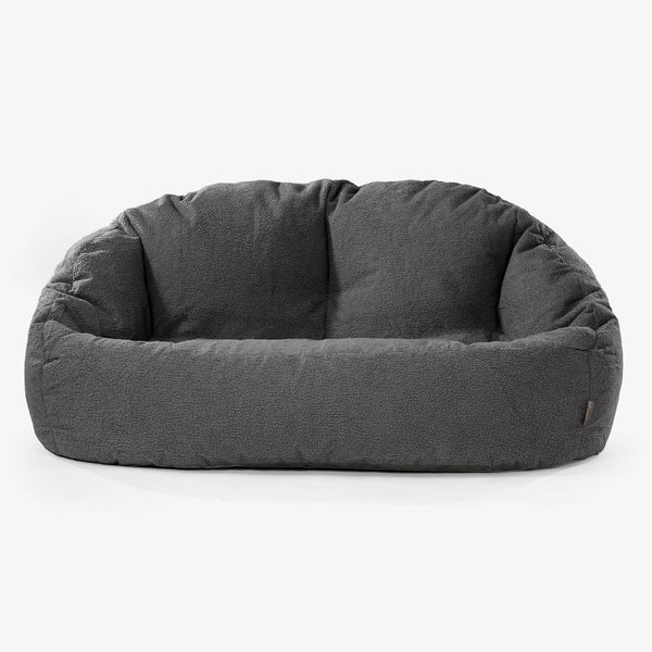 Puf Grande Bubble - Boucle Grafito 01