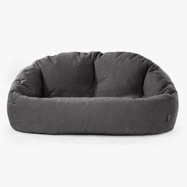 Puf Grande Bubble - Boucle Grafito 01