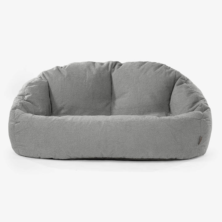 Puf Grande Bubble - Boucle Gris 01