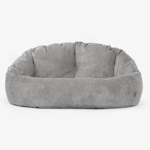 Puf Grande Bubble - Pompón Carbón Gris