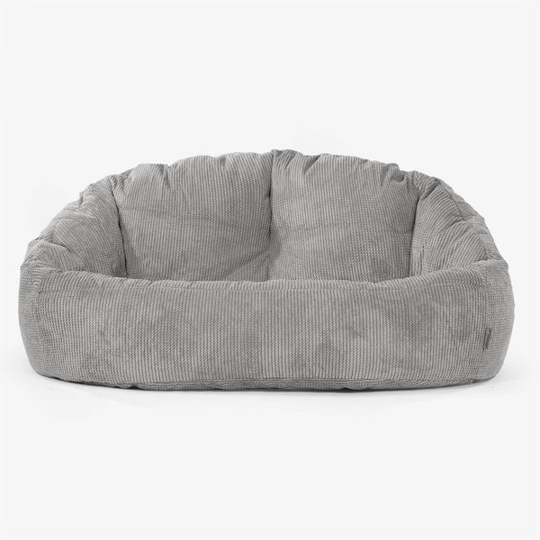 Puf Grande Bubble - Pompón Carbón Gris 01