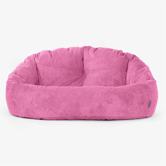 Puf Grande Bubble - Pompón Rosa 01