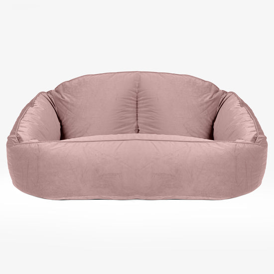 Puf Grande Bubble - Terciopelo Rosa 01