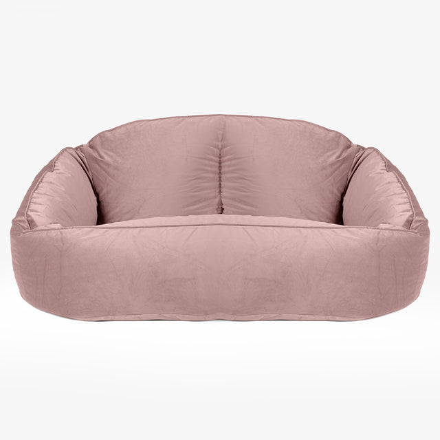 Puf Grande Bubble - Terciopelo Rosa 01