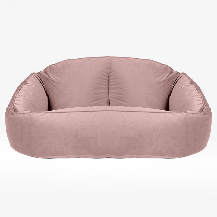 Puf Grande Bubble - Terciopelo Rosa 01