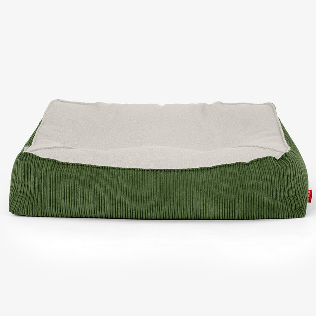 Puf Sillón Encorvado - Boucle & Pana Clásica Bosque Verde 02