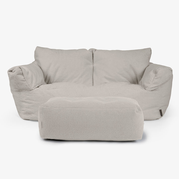 Puf Sofá Josephine - Boucle Marfil 02