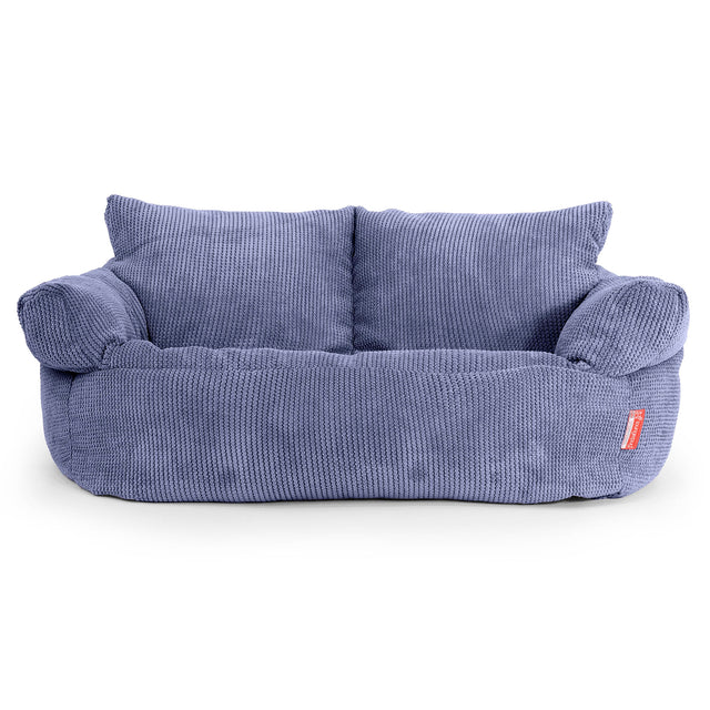 Puf Sofá Josephine - Pompón Morado 01