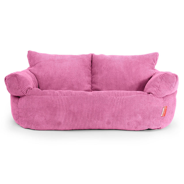Puf Sofá Josephine - Pompón Rosa 01
