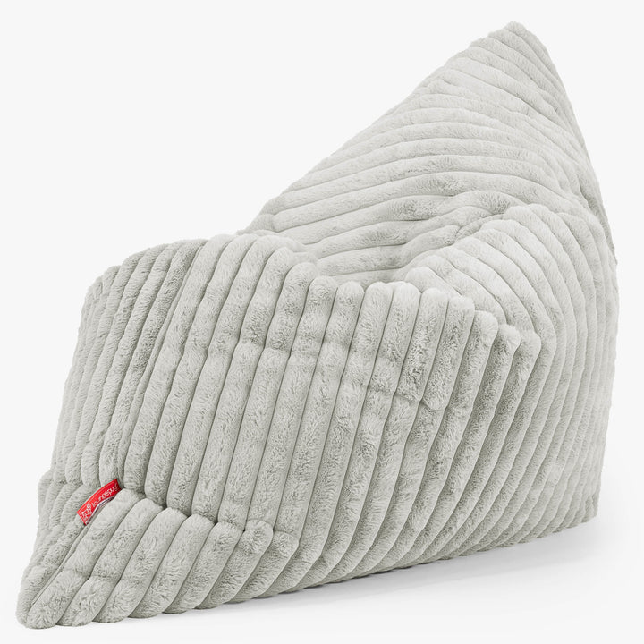 Puff Cama Gigante XL - Pana de Felpa Ultra Verde Salvia 02