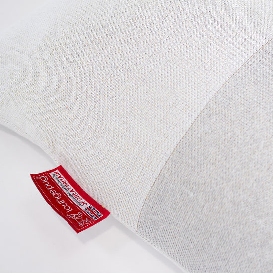 Puff Pera 'Relajarse' - Punto Bloque de Color Gris 02