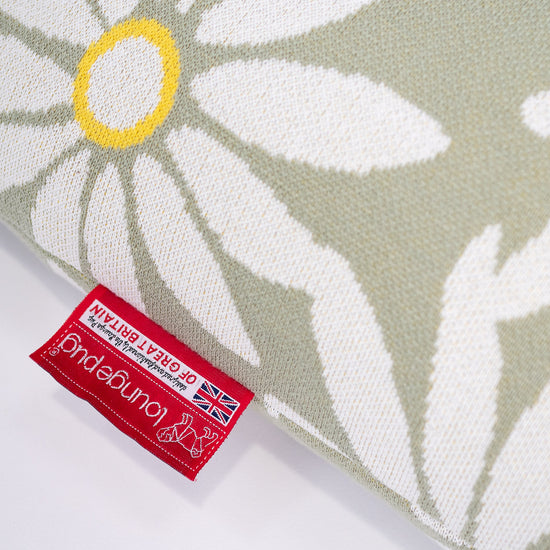 Puff Pera 'Relajarse' - Punto Floral Menta 02