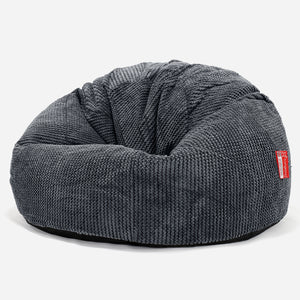 Puff Redondo - Pompón Negro