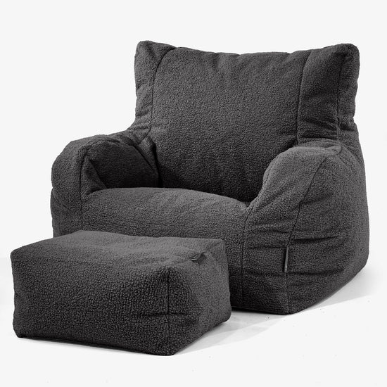 Puff Sillón Josephine - Boucle Grafito 02